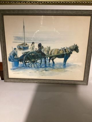 Acquerello firmato J. P. Guiriec