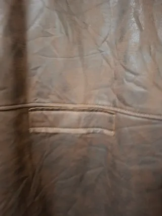 Abrigo vintage marrón y multicolor