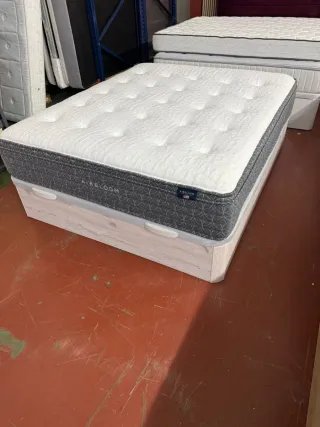 160x190 COLCHÓN FLEX AIRELOOM ALPACA CANAPÉ MADERA