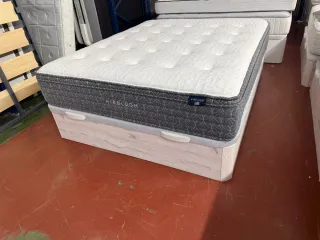 160x190 COLCHÓN FLEX AIRELOOM ALPACA CANAPÉ MADERA