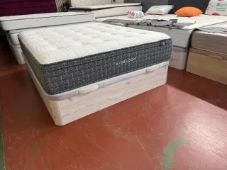 160x190 COLCHÓN FLEX AIRELOOM ALPACA CANAPÉ MADERA
