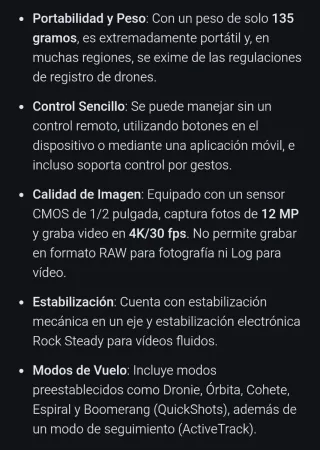Dron DJI neo + baterías y cargador. Último precio