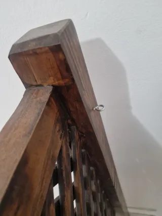 Cabecero de madera 140 cm