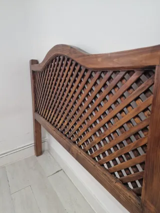 Cabecero de madera 140 cm