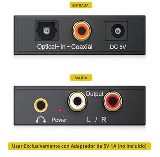 PROZOR DAC Convertidor Audio 192kHz ABS