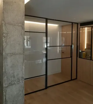 Cerramientos hierro interior cristal