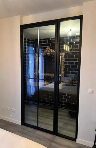 Cerramientos hierro interior cristal