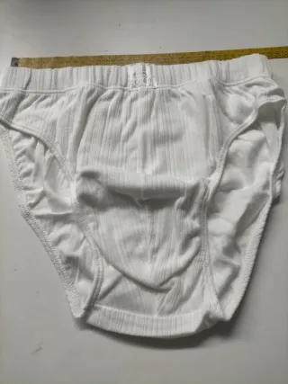 Slip Ocean Blanco Talla XL Algodón 100%