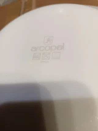 Arcopal lote platos Azules y Blancos