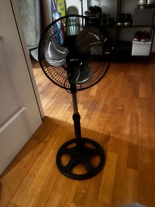 Ventilador KmtStyle Negro/Plateado