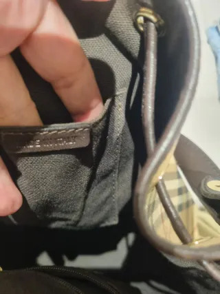 Bolso Burberry Clásico Cuero Marrón