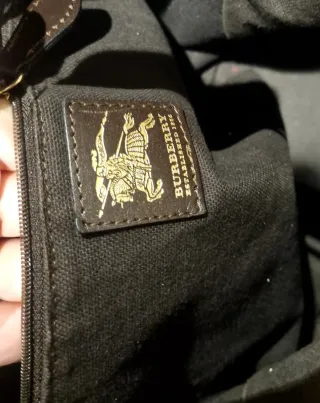 Bolso Burberry Clásico Cuero Marrón