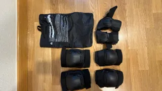 Set de protecciones para patinaje o skate