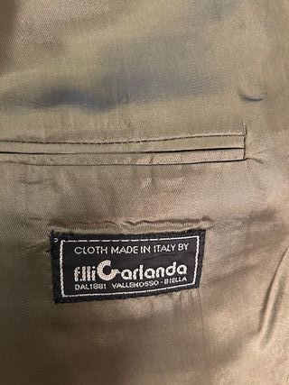 Chaqueta sastre Mogroviejo F. lli Garlanda