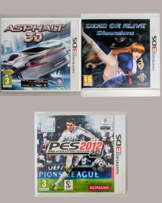 Lote 3 Videojuegos Nintendo 3DS