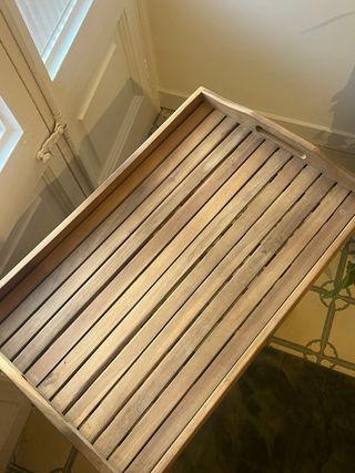 Mesa auxiliar plegable alice’s garden madera meset