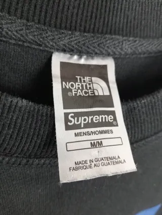 ✅ Sudadera real de Supreme x The North Face FW17