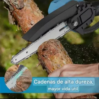 Motosierra Inalámbrica Recargable (2 Baterías)
