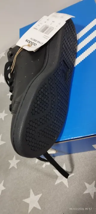 Zapatillas Adidas Stan Smith Negras Talla 38