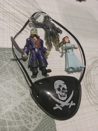 Figuras Piratas del Caribe