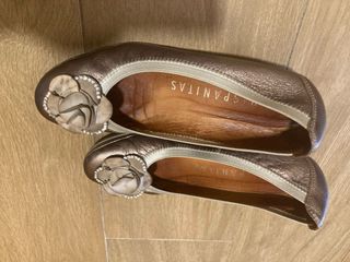 Zapatos Hispanitas piel color cobrizo