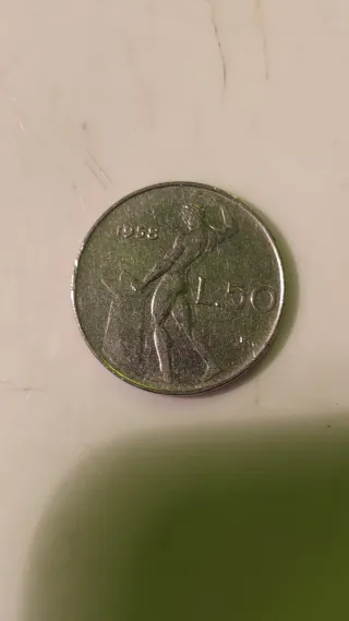 Moneta 50 Lire 1958 Rara