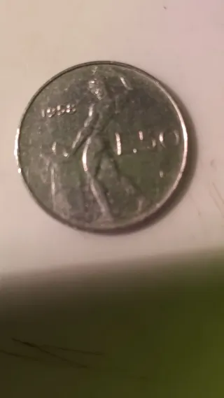 Moneta 50 Lire 1958 Rara