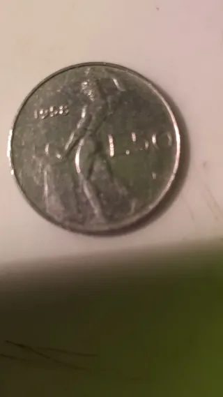 Moneta 50 Lire 1958 Rara