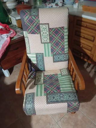 Pack 2 Butacas Patchwork Madera