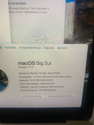 MacBook Retina 12 2015 Dorado