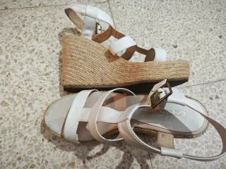 Sandalias Gloria Ortiz Piel Talla 37
