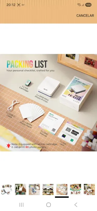 Impresora Fotográfica Portátil NELKO nuevo precint