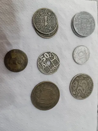 Conjunto de monedas varias