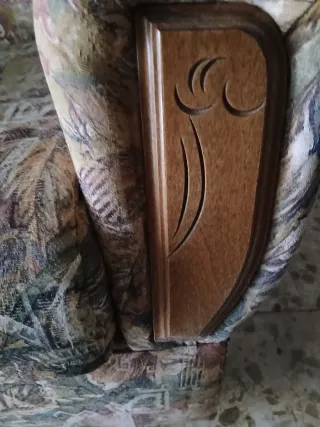 2 Sofás Individual Estilo Antiguo