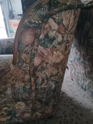 2 Sofás Individual Estilo Antiguo