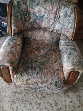 2 Sofás Individual Estilo Antiguo