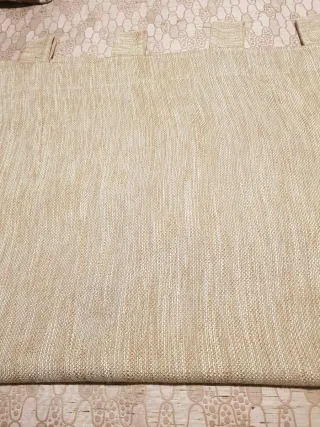 Cortina Chenilla Beige y Marrón