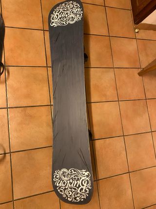 Snowboard Burton Process Off-Axis Mission bindings