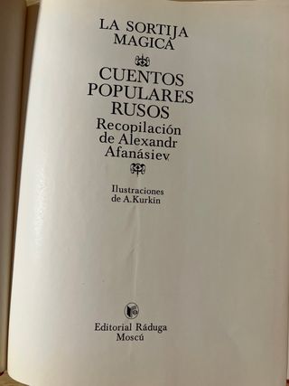 Cuentos populares rusos￼
