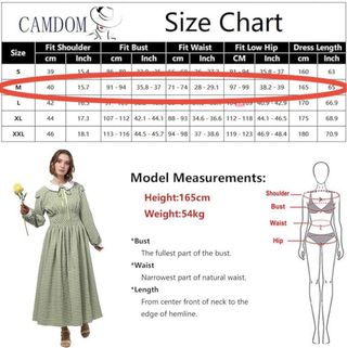 NUEVO! Vestido Vintage Amarillo victoriano M XIX