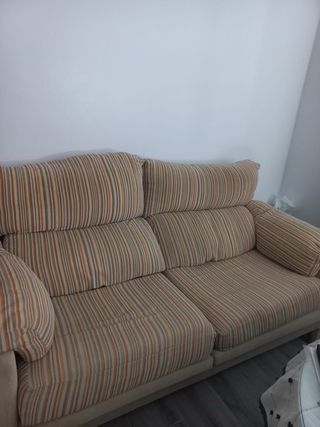 Sofá de 2 plazas tela rayas Trigueros, Huelva
