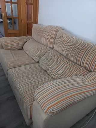 Sofá de 2 plazas tela rayas Trigueros, Huelva