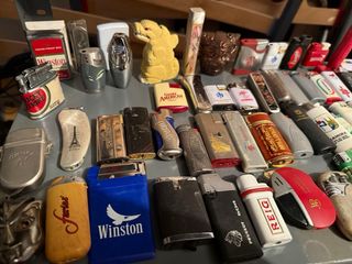 Lote de mecheros antiguos