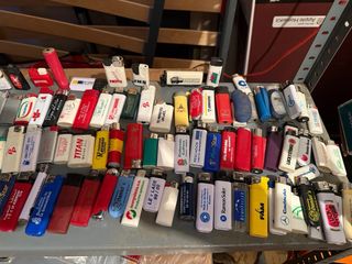 Lote de mecheros antiguos