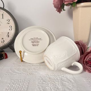 Taza y plato Villeroy & Boch