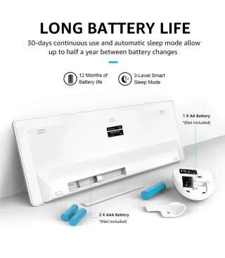 Teclado y Ratón Inalámbricos ultra finos.