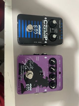 Pedal Bajo EBS MultiComp y Billy Sheehan drive
