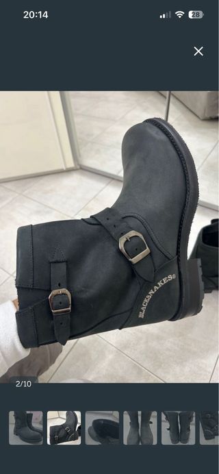 Stivali biker Black Snakes n.44