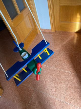 Lámpara Avión Madera Niños