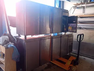 Neveras de bar de acero inoxidable